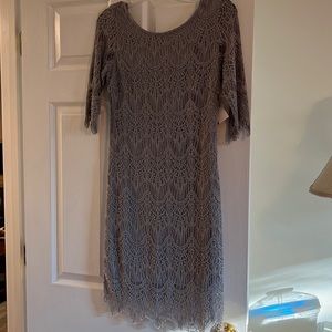 Gray cocktail dress